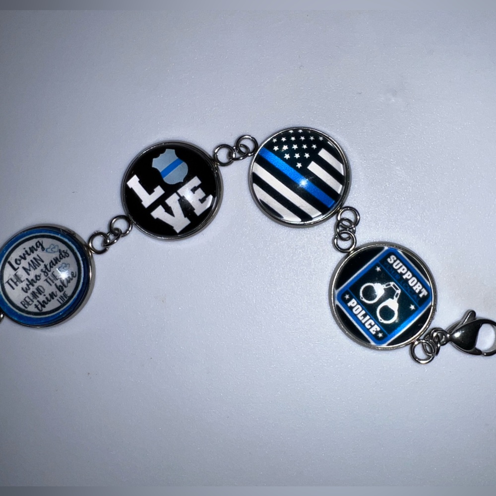 $8 Law Enforcement Bracelet. New. Stainless Steel. $8 if bundled - Picture 6 of 11